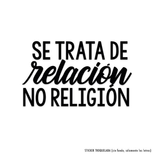 Sticker Troquelada RELACION