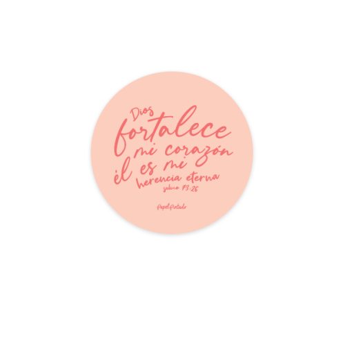 Sticker Dios Fortalece