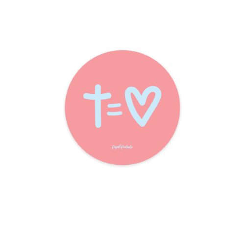 STICKER NO HAY AMOR MAYOR QUE ESTE