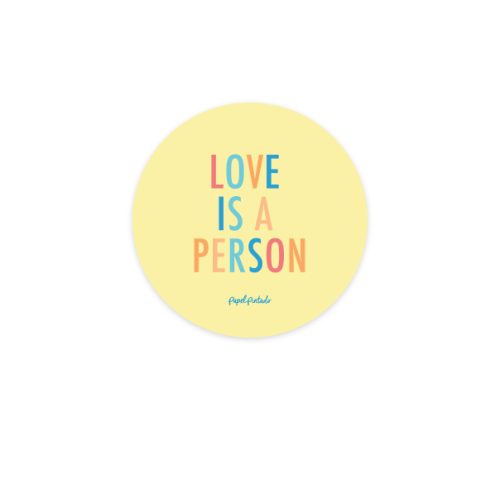 STICKER LOVE IS A PERSON