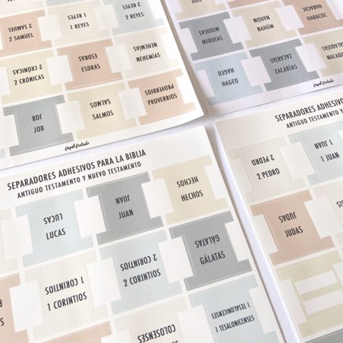 Separadores Adhesivos para la Biblia