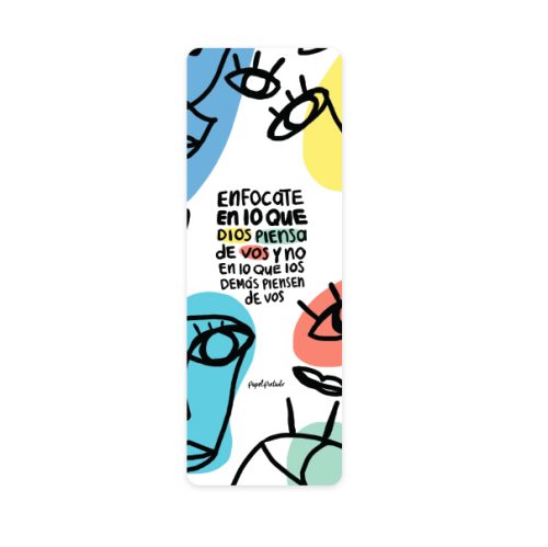 Separador Enfocate en lo que Dios piensa de vos