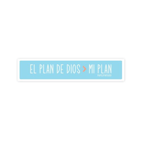 Sticker El plan de Dios