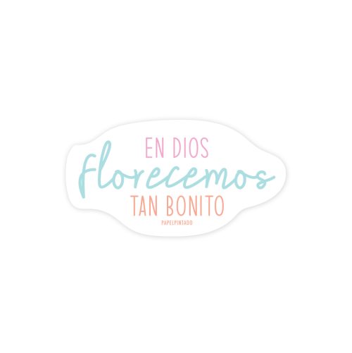 Sticker Florecemos