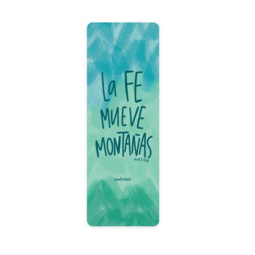 Separador La fe mueve montañas