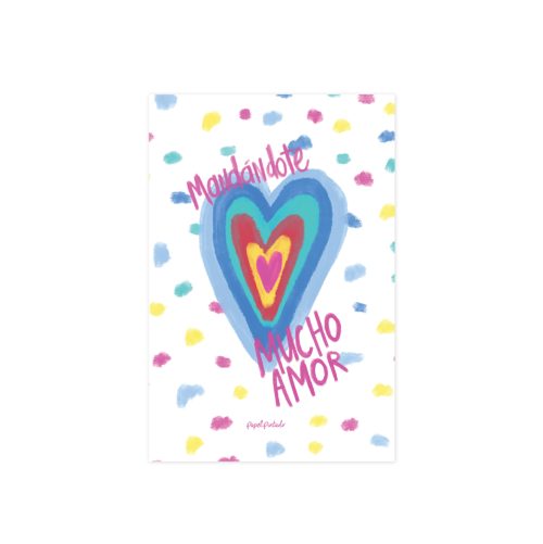 Tarjeta Mandándote mucho amor