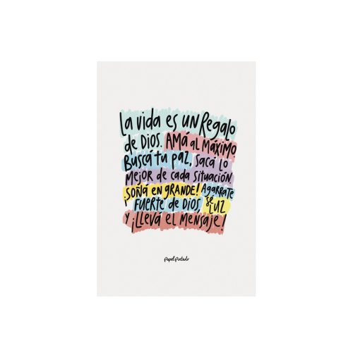 Tarjeta La vida es un regalo