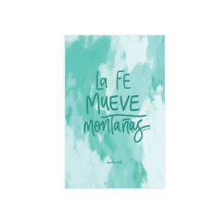 Tarjeta La fe mueve montañas