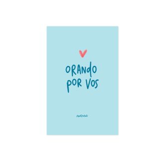 Tarjeta Orando por vos