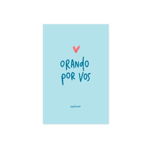 Tarjeta Orando por vos