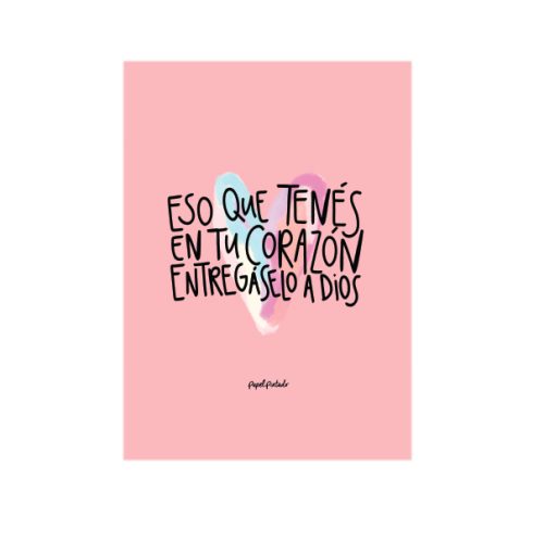 Tarjeta Eso que tenés en el corazón