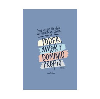 Tarjeta Poder, amor, dominio propio