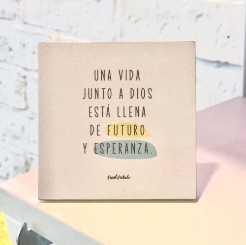 Cuadro Una vida junto a Dios