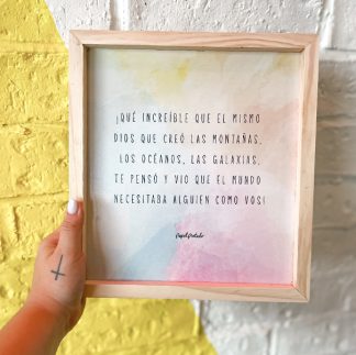 Cuadro Qué increíble