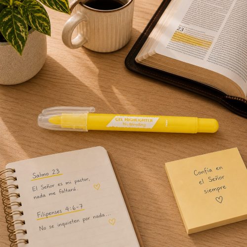 Marcador para biblia, amarillo