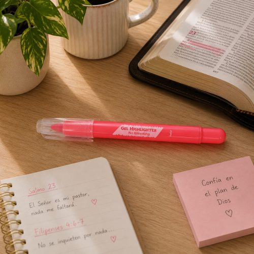 Marcador para Biblia, rosado neón