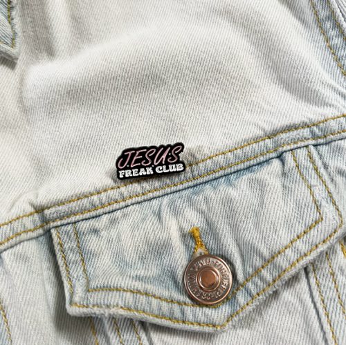 Pin Jesus freak club