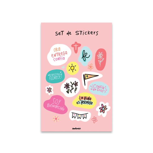 Sticker Rosak Set Stickers Rosa – Papel Pintado Costa Rica