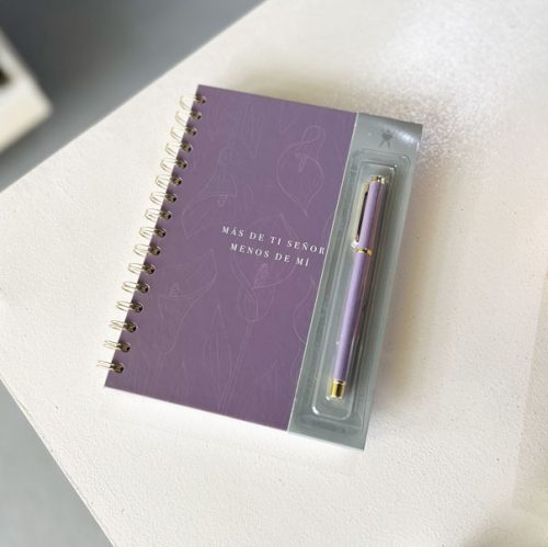 Set libreta con lapicero Más de ti