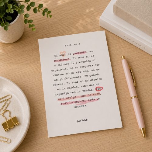 Tarjeta, “El amor”