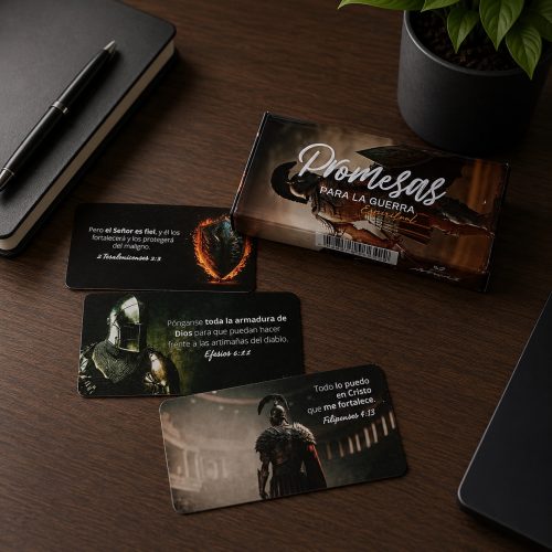 Tarjetas con promesas para la guerra, hombres