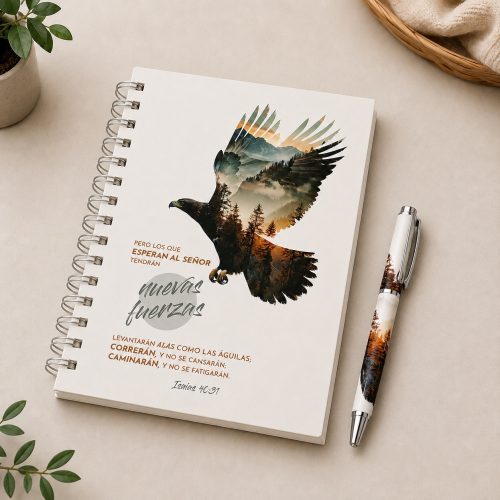 Libreta con lapicero “Nuevas fuerzas”