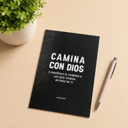 Tarjeta Camina con Dios, papá