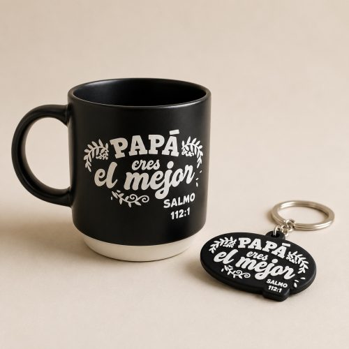 Taza y llavero para Papá