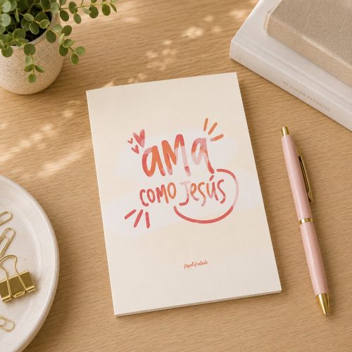 Tarjeta, “Ama como Jesús”
