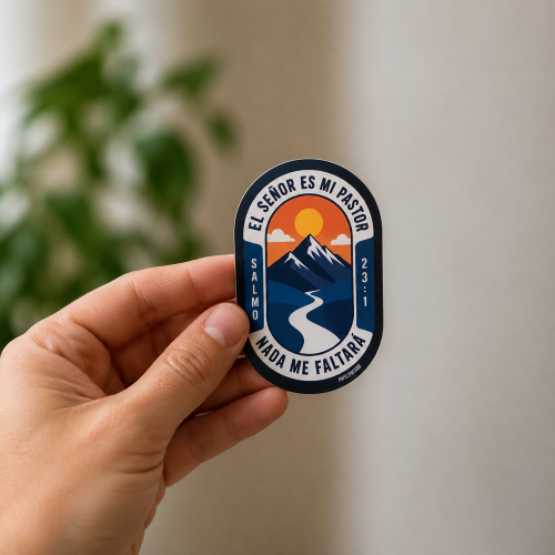 Sticker, “El Señor es mi pastor”