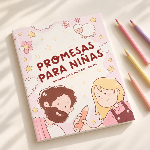 Libro para colorear promesas para niñas